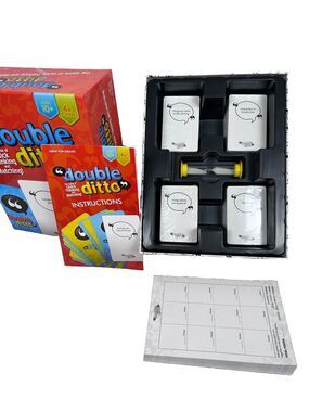 Double Ditto The Game of Quick Thinking & Matching Family Party Game